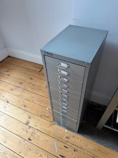 Bisley Metal 15 Drawers Documents Filing Cabinet  95cm tall COLLECT LEICESTER