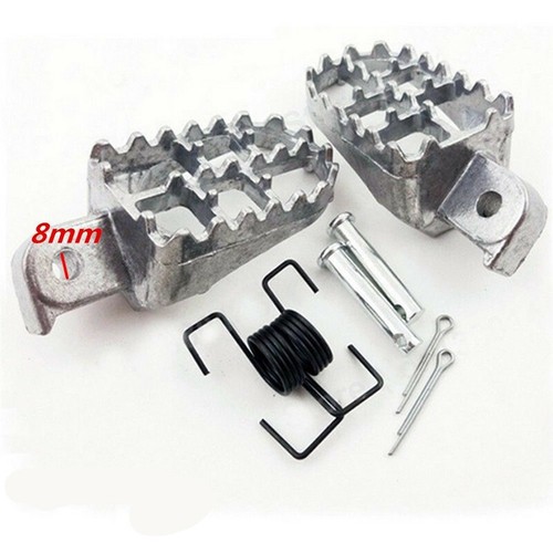 Aluminium footrest foot pegs - foot,