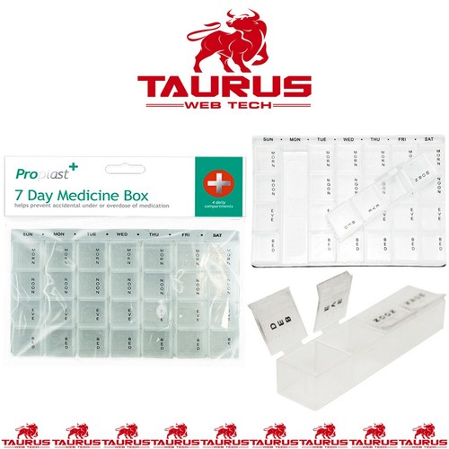 Medicine pill box organiser - medicine,