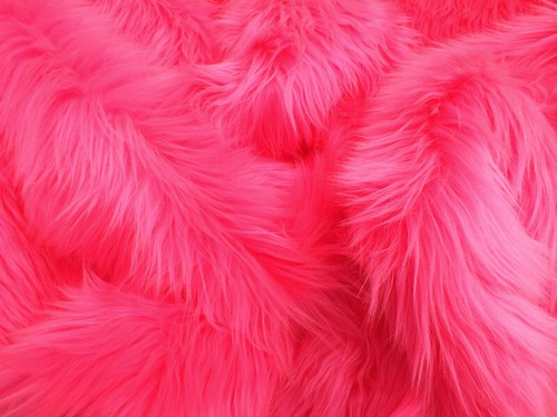 Cerise pink luxury 60mm - pink, faux