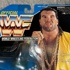 WWF HASBRO PURPLE RAZOR RAMON BACKING CARD & BUBBLE ONLY NO FIGURE SERIES 10 MOC