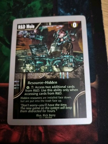Netrunner d mole - r&d,