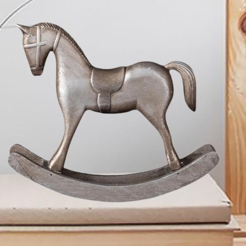 Rocking horse statue wood - rocking,