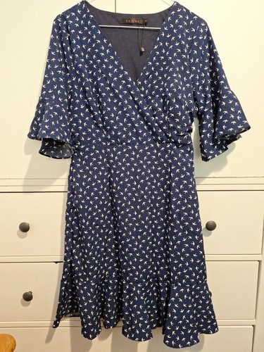 Ladies fit and flare - ladies, blue