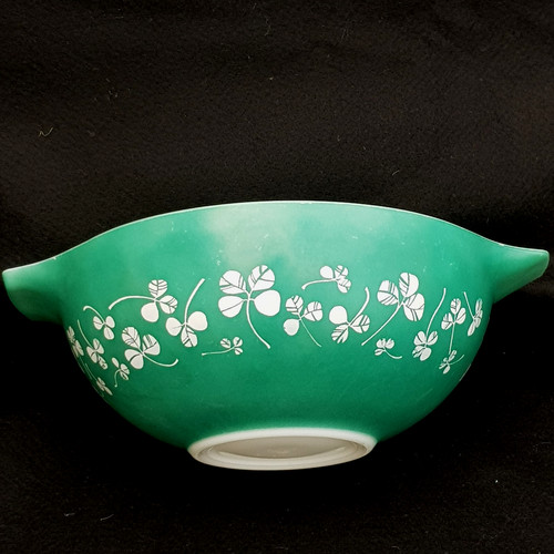 Vintage green pyrex mixing - vintage,
