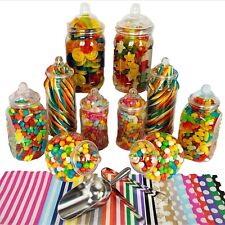 Plastic Sweet Jar Kit 100 Bags