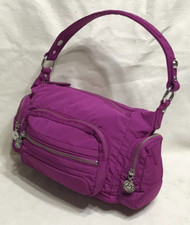 KIPLING : New Horizons Sandrina K24114 - Cerise Pink Shoulder Handbag - In Vgc