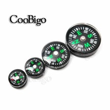 Dia.12mm~25mm Mini Oil Filled Button Compass Portable Liquid-filled Outdoor Tool