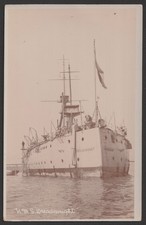 HMS Dreadnought Postcard Real