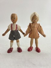 Wooden dolls Polish Set of 2