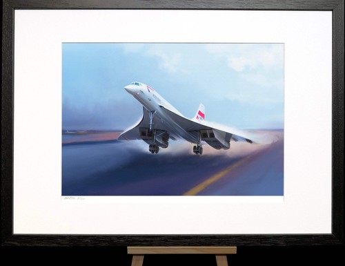Concorde art print nick - -,