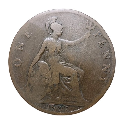 1897 great britain one penny - one,