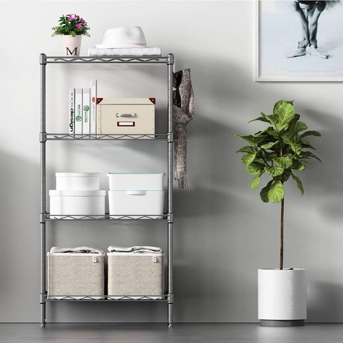 Tier silver metal storage - tier,