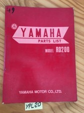 Yamaha Rd200 Parts List