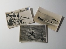 3 x Speed Boat Racing Sculling Pearce Swimming Temme Pattreiouex cigarette card