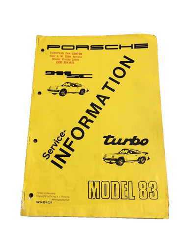 Porsche 911sc turbo 1983 - 911sc,