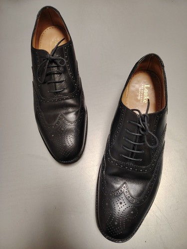Mens loake severn black - mens,