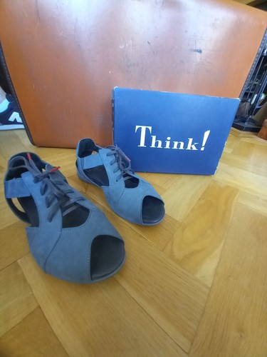 Think grey lace sandals - think, up
