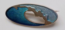 vintage Brooch Silver and