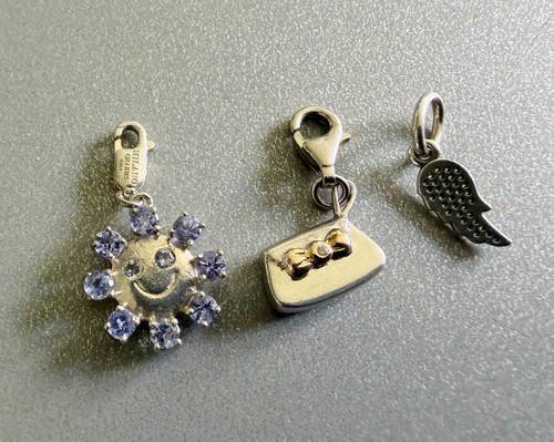 925 silver charms - x,