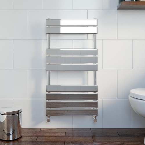 Flat panel heated towel - heated,