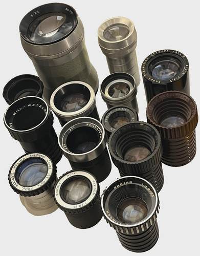 14x vintage projector lenses - vintage,
