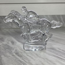 Waterford crystal race horse - race,
