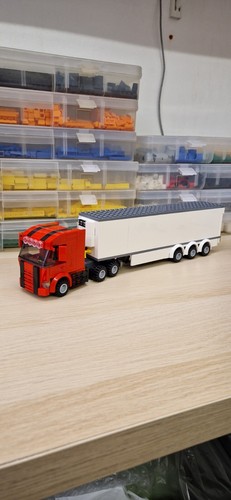 Lego city custom wheel truck - 6,