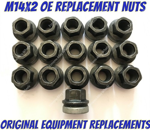 Alloy wheel nuts flat - nuts, 16
