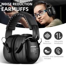 Mpow Ear Defenders SNR 34dB Ear Muffs Protectors Hearing Adjustable Adult Kids