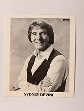 Sydney Devine Photo Original Black And White Press Promotion May 21st 1982