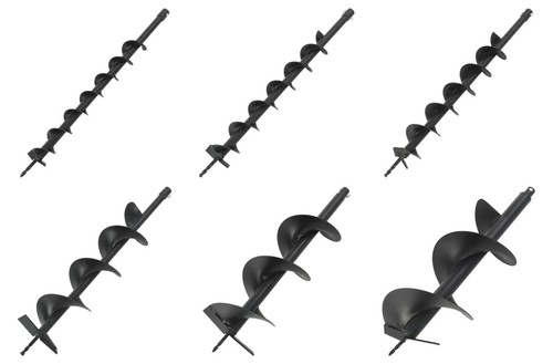 Steel auger drill bit - steel, garden