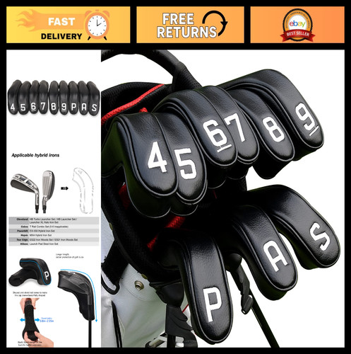 9pcs golf hybrid - hybrid, iron