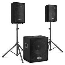 Vonyx VX1015BT 2.1 Active Speaker Kit with 15" Subwoofer & Bluetooth