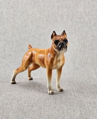 Collectable ceramic boxer dog - boxer,