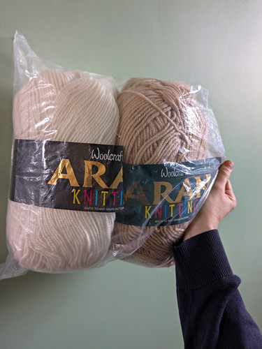 Woolcraft aran ply acrylic - woolcraft,