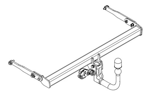 Detachable swan neck tow - detachable,