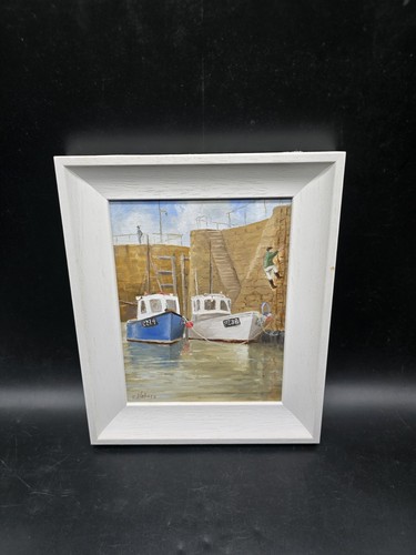 Ives harbour cornwall boats - st,