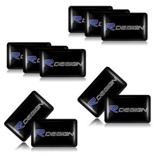 4Pcs New R DESIGN Emblem wheel