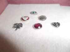 Genuine Pandora Silver Petite Floating Locket Charms - Various x 6