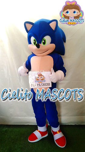 Sonic mascot costume - sonic,