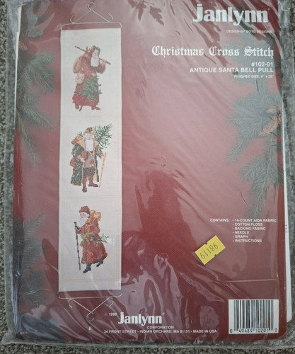 Christmas cross stitch bell - christmas,