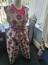  Pattern, Size 16, spotted multicoloured suit pants fleared dress both separate 