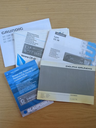 Car stereo manuals - car,