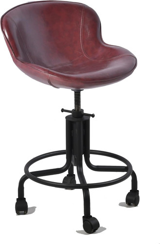 Maroon leather adjustable - pu,