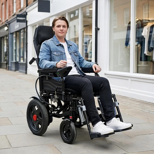 Reclining electric wheelchair - reclining,