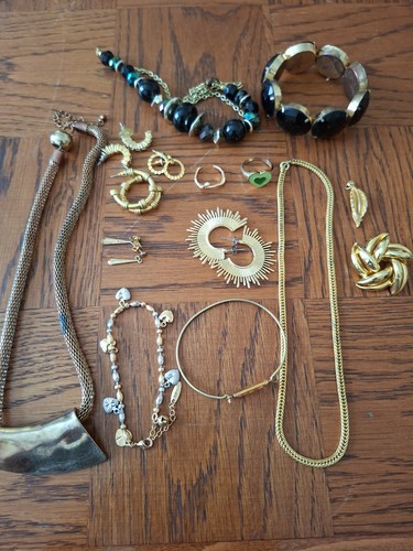 Jewellery bundle joblot gold - bundle,