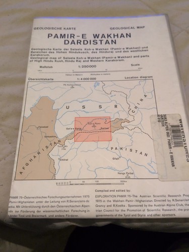 Geological map pamir wakham - geological, pamir-e
