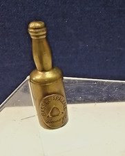 Vintage Bass & Co Pale Ale Bottle Shaped Vesta Holder Brass
