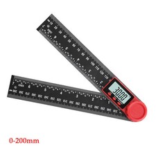 Folding Digital LCD Angle Finder Ruler 200MM 300MM Protractor Gauge 360 Degree